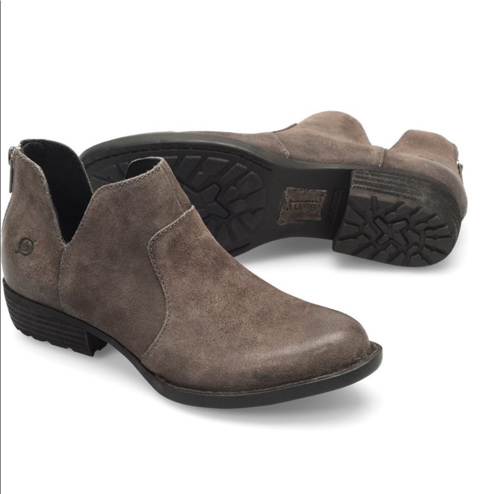 Born Women’s Kerri Bootie in Dark Grey, Size 7.5